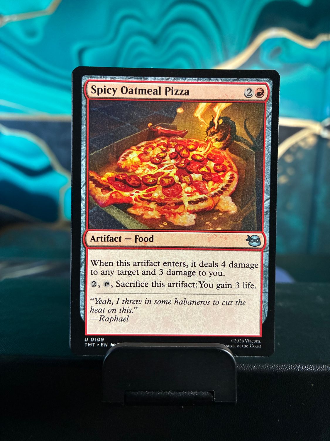 Spicy Oatmeal Pizza  (TMT)