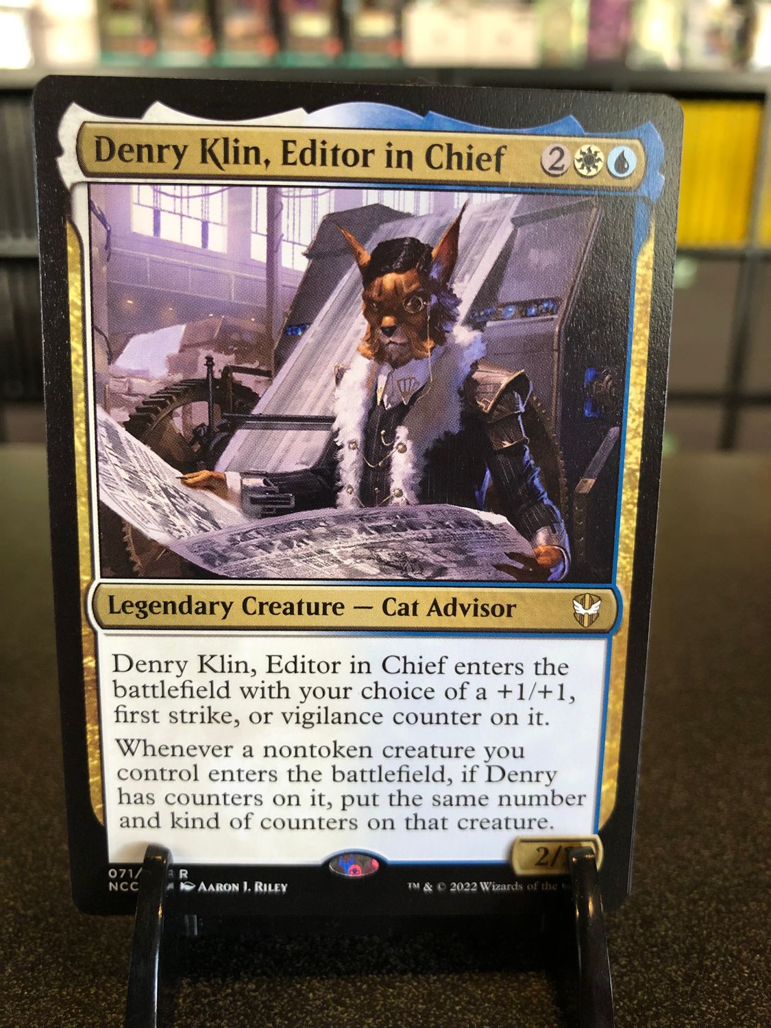 Denry Klin, Editor in Chief (NCC)