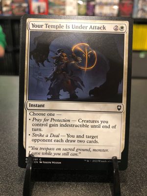 Your Temple Is Under Attack  (CLB)
