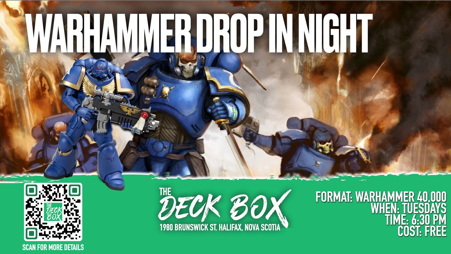 Tuesday Warhammer Drop In Night - 40K