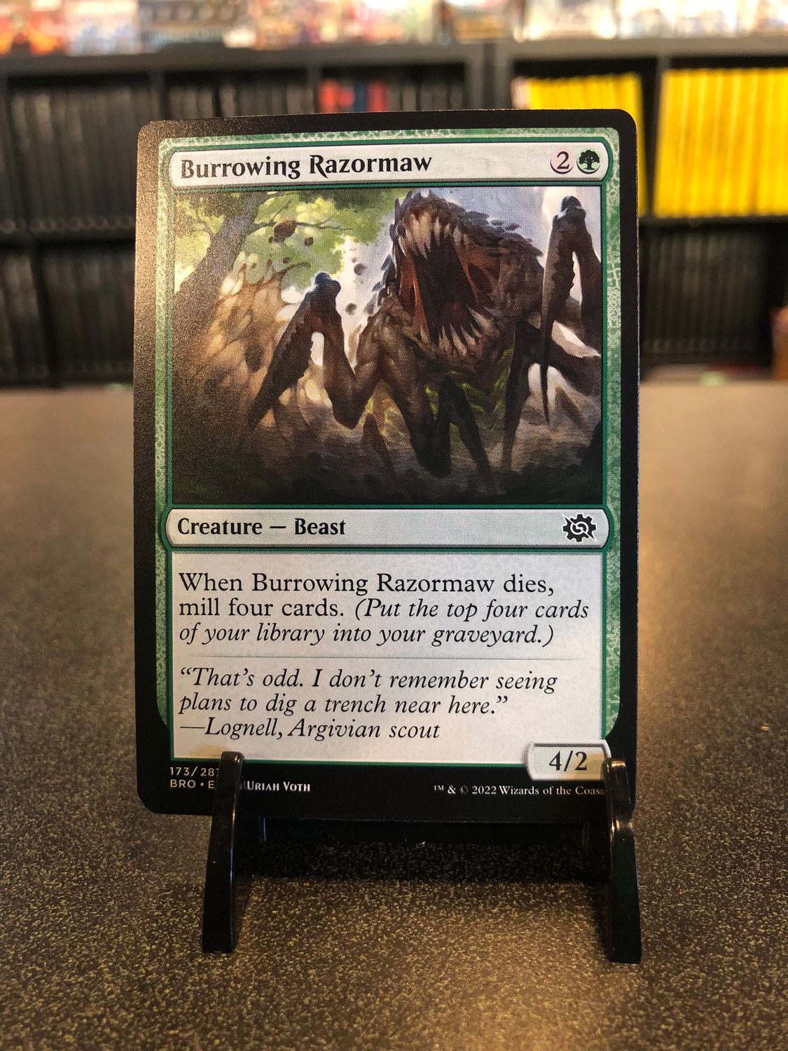 Burrowing Razormaw  (BRO)