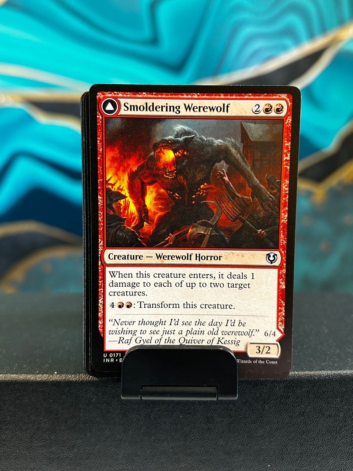 Smoldering Werewolf // Erupting Dreadwolf  (INR)