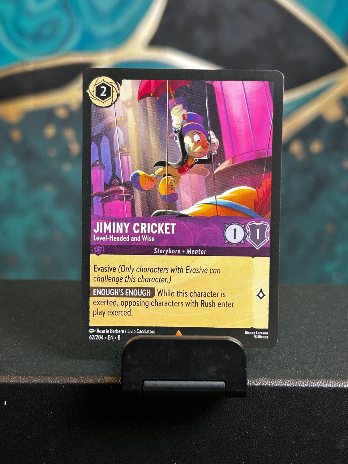 Jiminy Cricket - Level‐Headed and Wise  62/204 (ROJ)