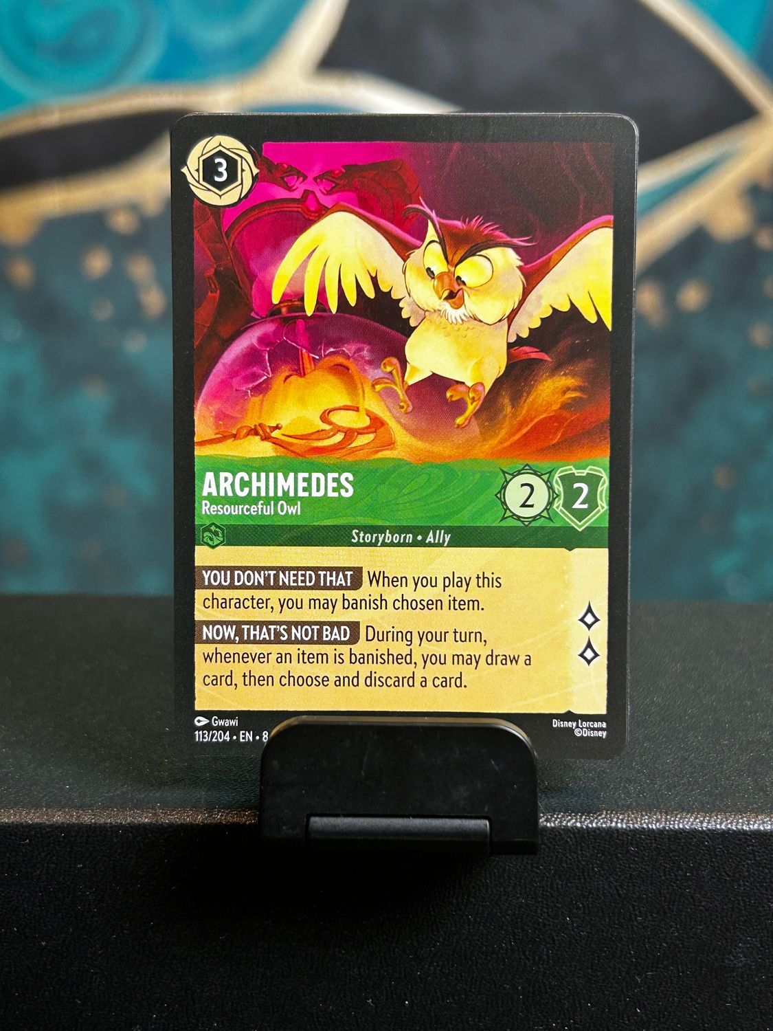Archimedes - Resourceful Owl  113/204 (ROJ)