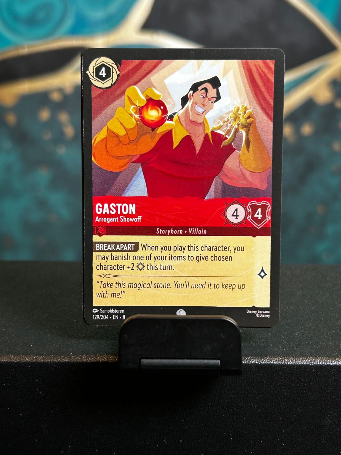 Gaston - Arrogant Showoff  129/204 (ROJ)