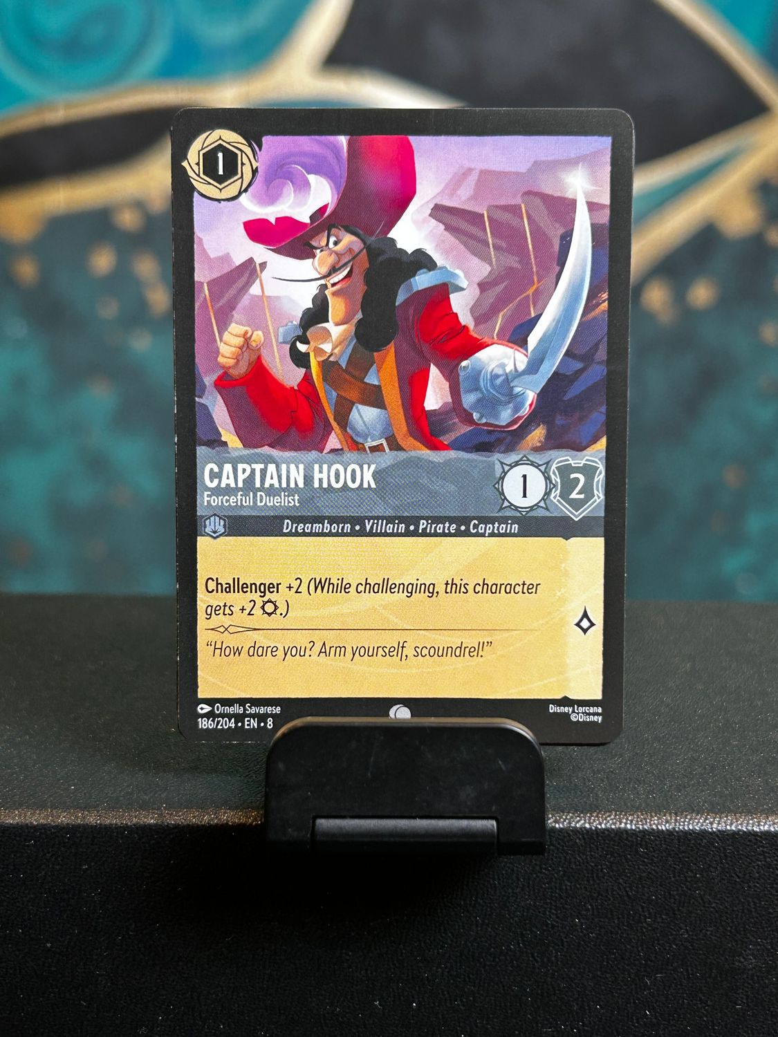 Captain Hook - Forceful Duelist  186/204 (ROJ)
