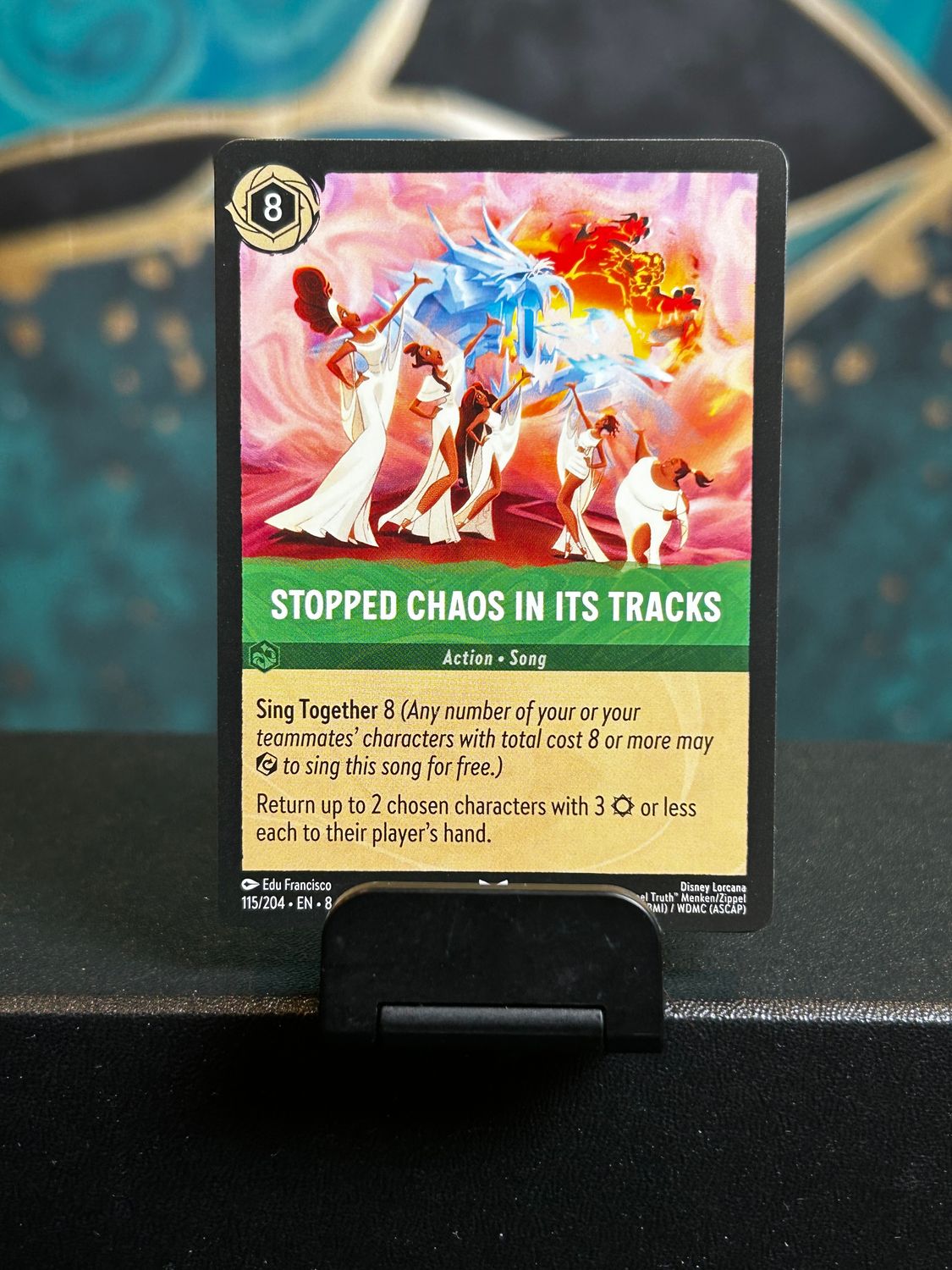 Stopped Chaos in Its Tracks  115/204 (ROJ)
