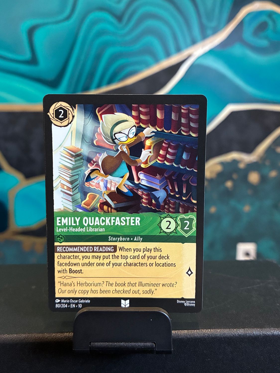 Emily Quackfaster - Level‐Headed Librarian  80/204 (WIW)