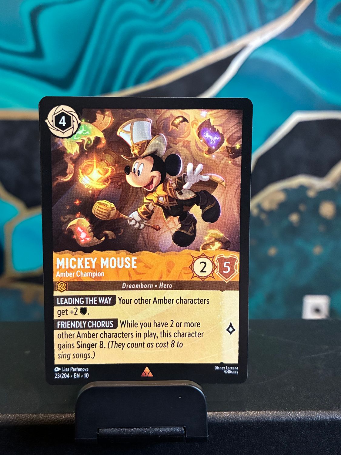 Mickey Mouse - Amber Champion  23/204 (WIW)