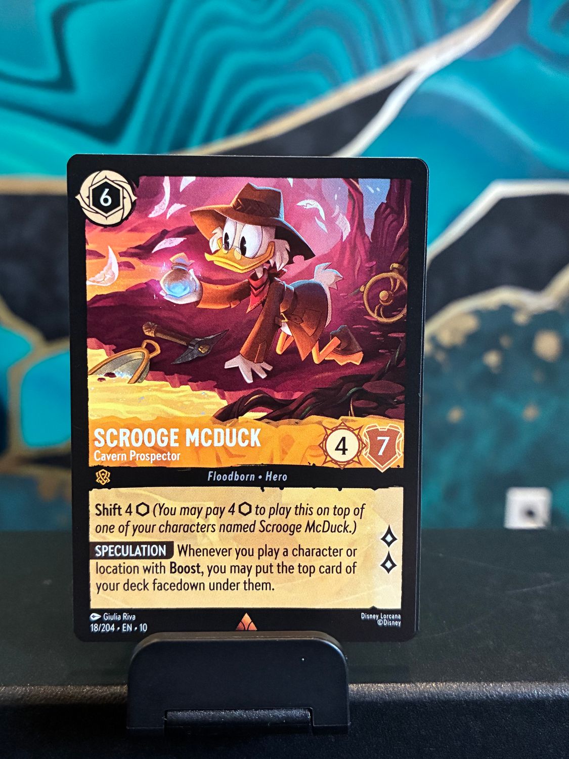 Scrooge McDuck - Cavern Prospector  18/204 (WIW)