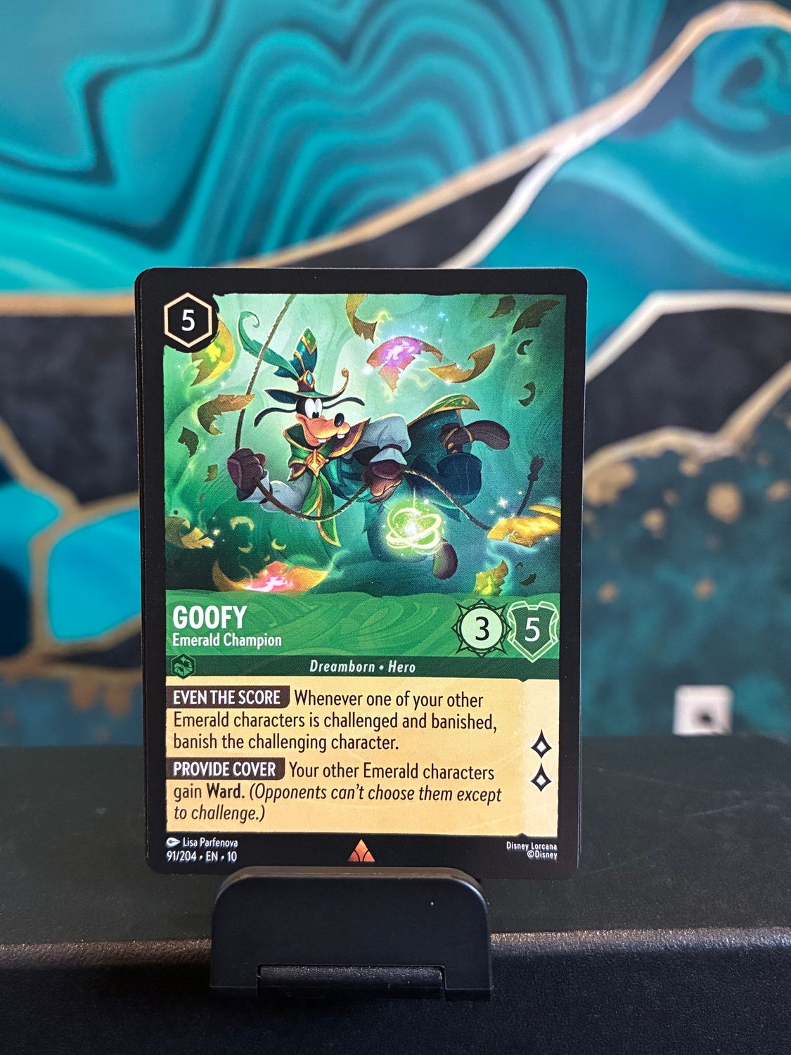 Goofy - Emerald Champion  91/204 (WIW)