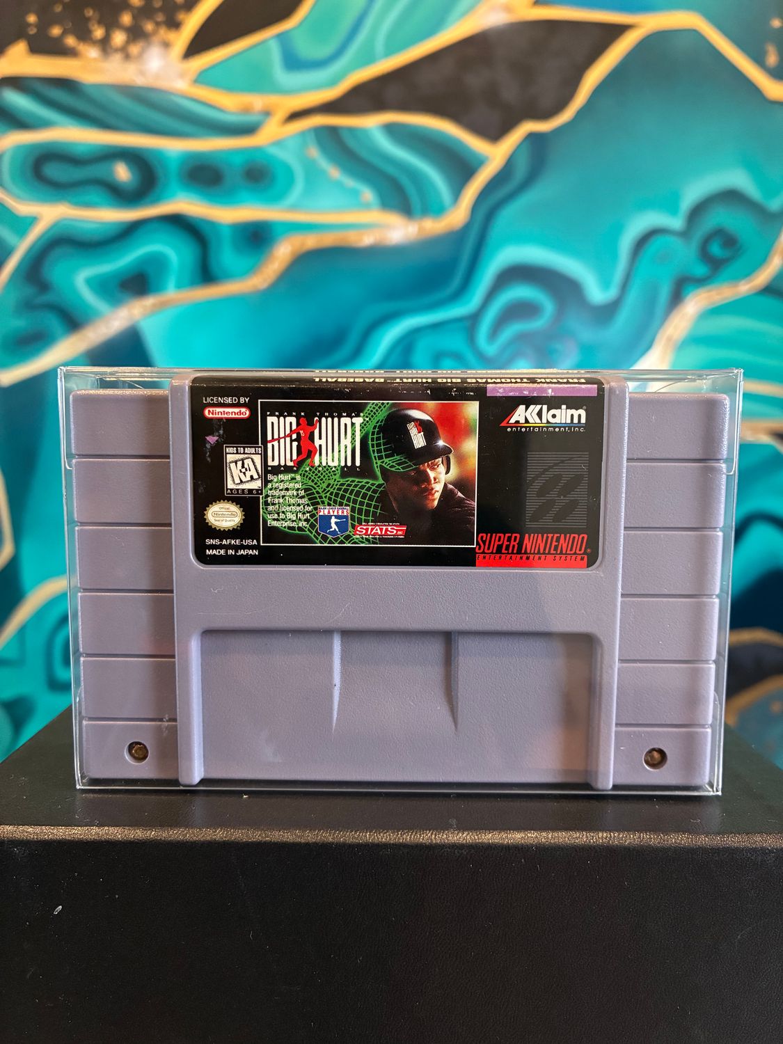 Frank Thomas Big Hurt Baseball  (SNES)