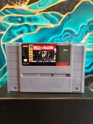 Bulls Vs Blazers and the NBA Playoffs  (SNES)