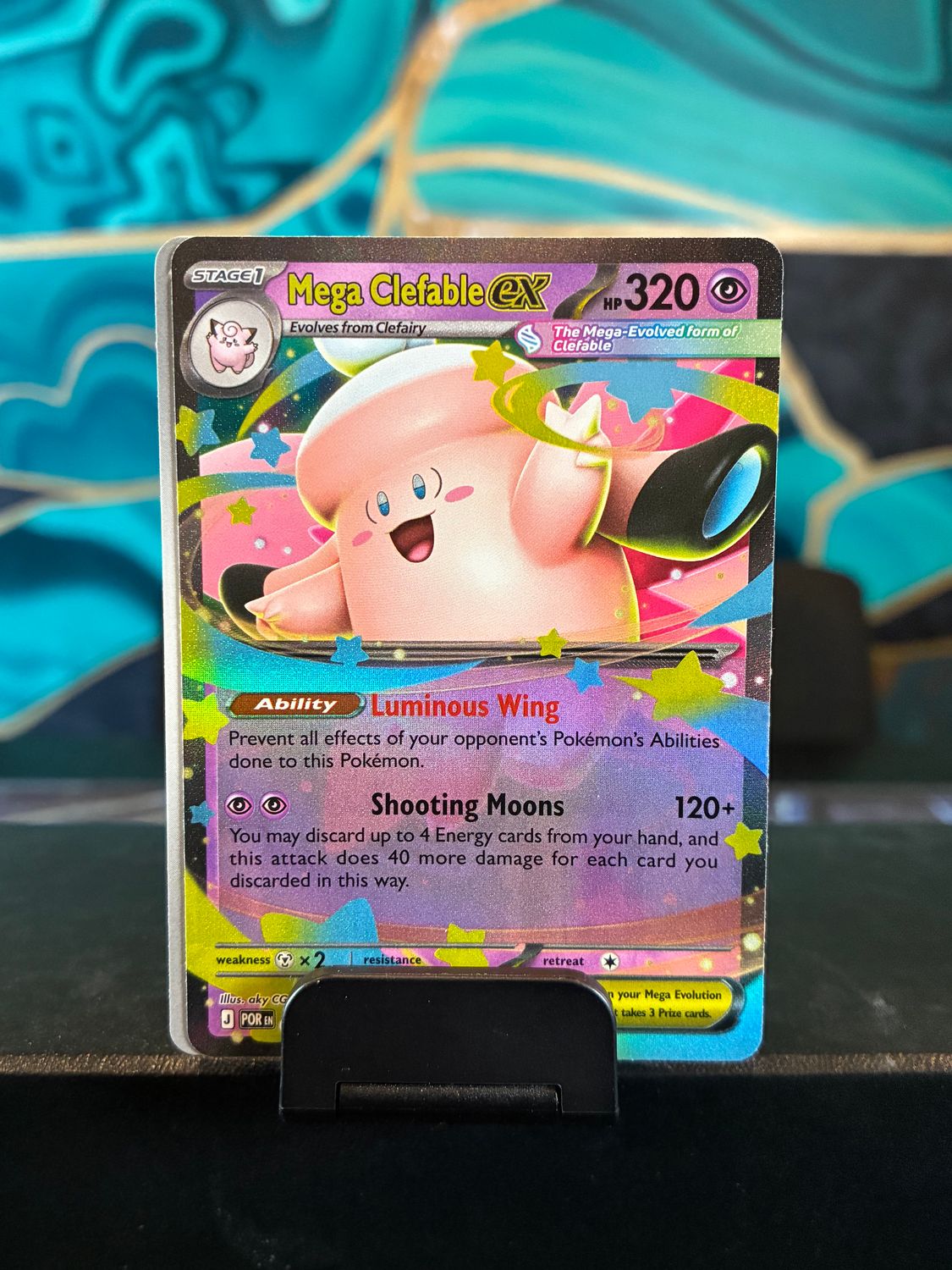 Mega Clefable Ex  031/088 (PERFECT ORDER)