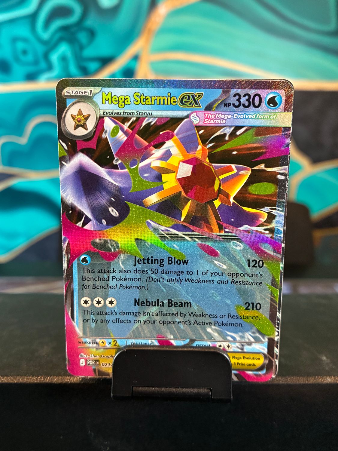 Mega Starmie Ex  021/088 (PERFECT ORDER)