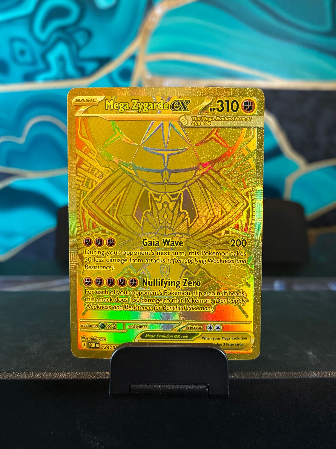 Mega Zygarde Ex  124/088 (PERFECT ORDER)