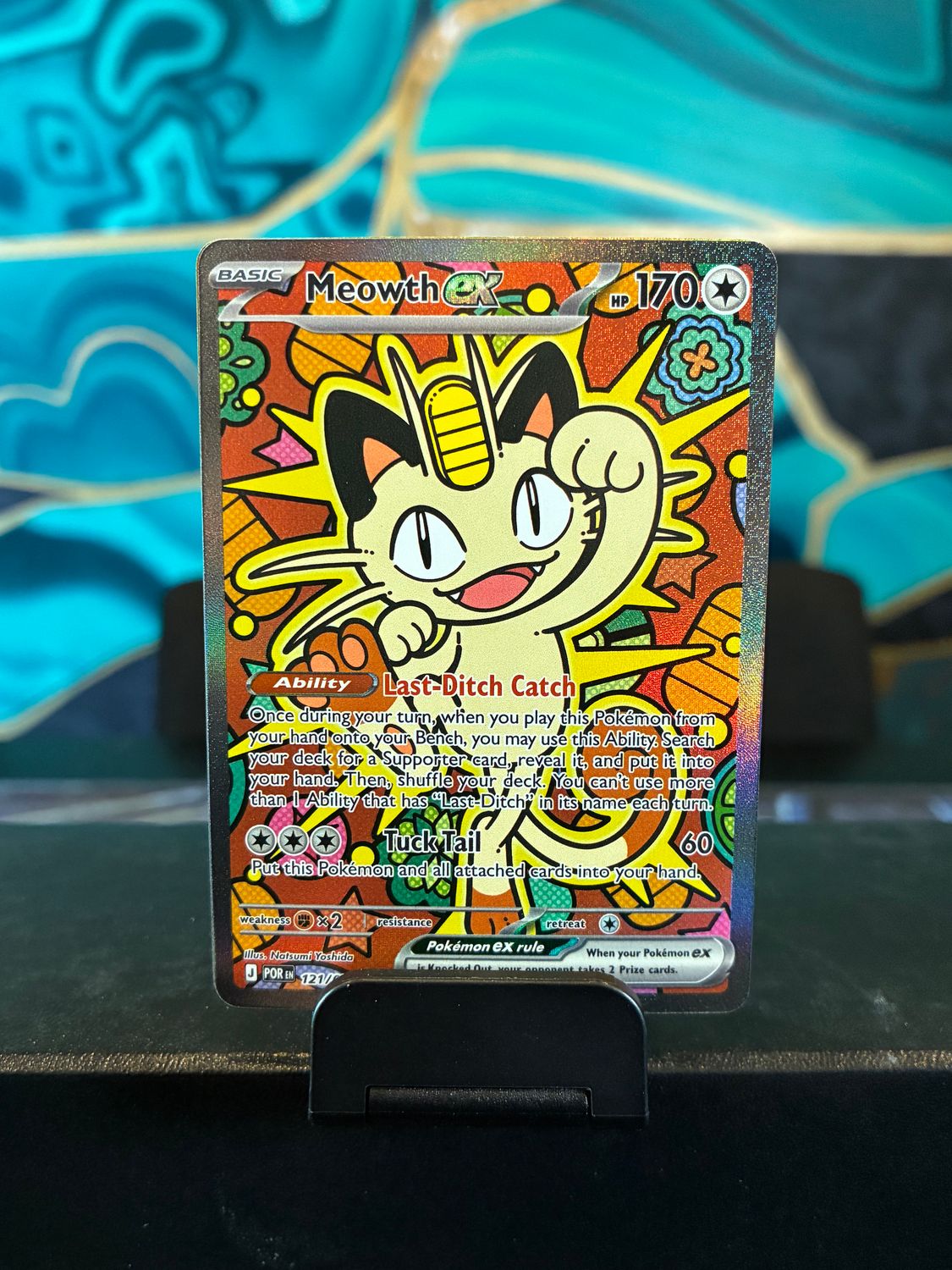 Meowth Ex  121/088 (PERFECT ORDER)
