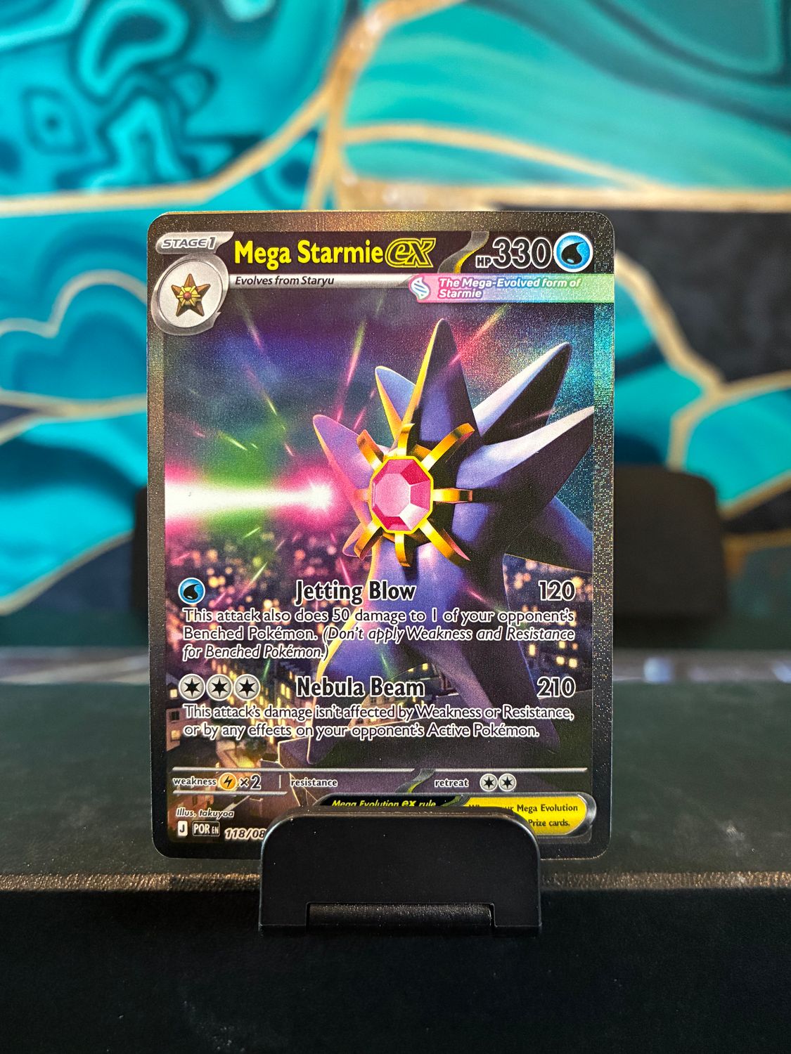 Mega Starmie Ex  118/088 (PERFECT ORDER)