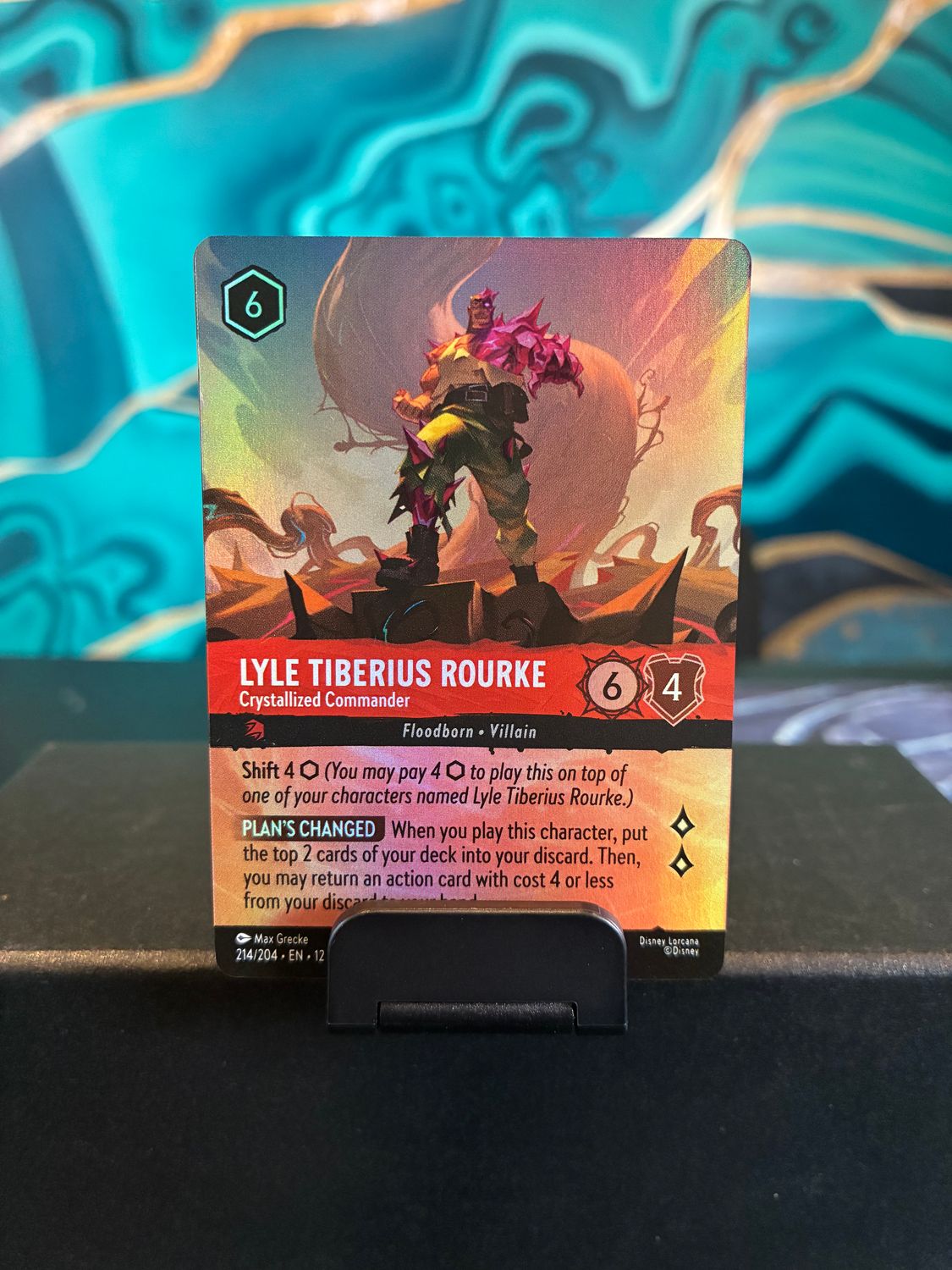 Lyle Tiberius Rourke - Crystallized Commander  214 (WUK)(EPIC)