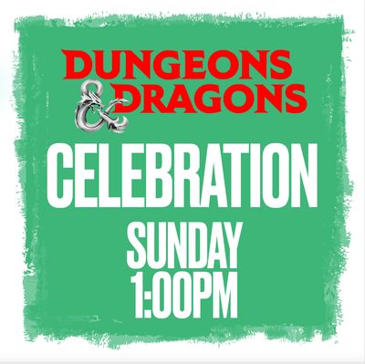 Dungeons and Dragons Encounters Celebration (Sunday September 6th @ 1:00)