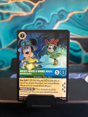 Mickey Mouse &amp; Minnie Mouse - Adventuring Duo  99/207 (AOV)