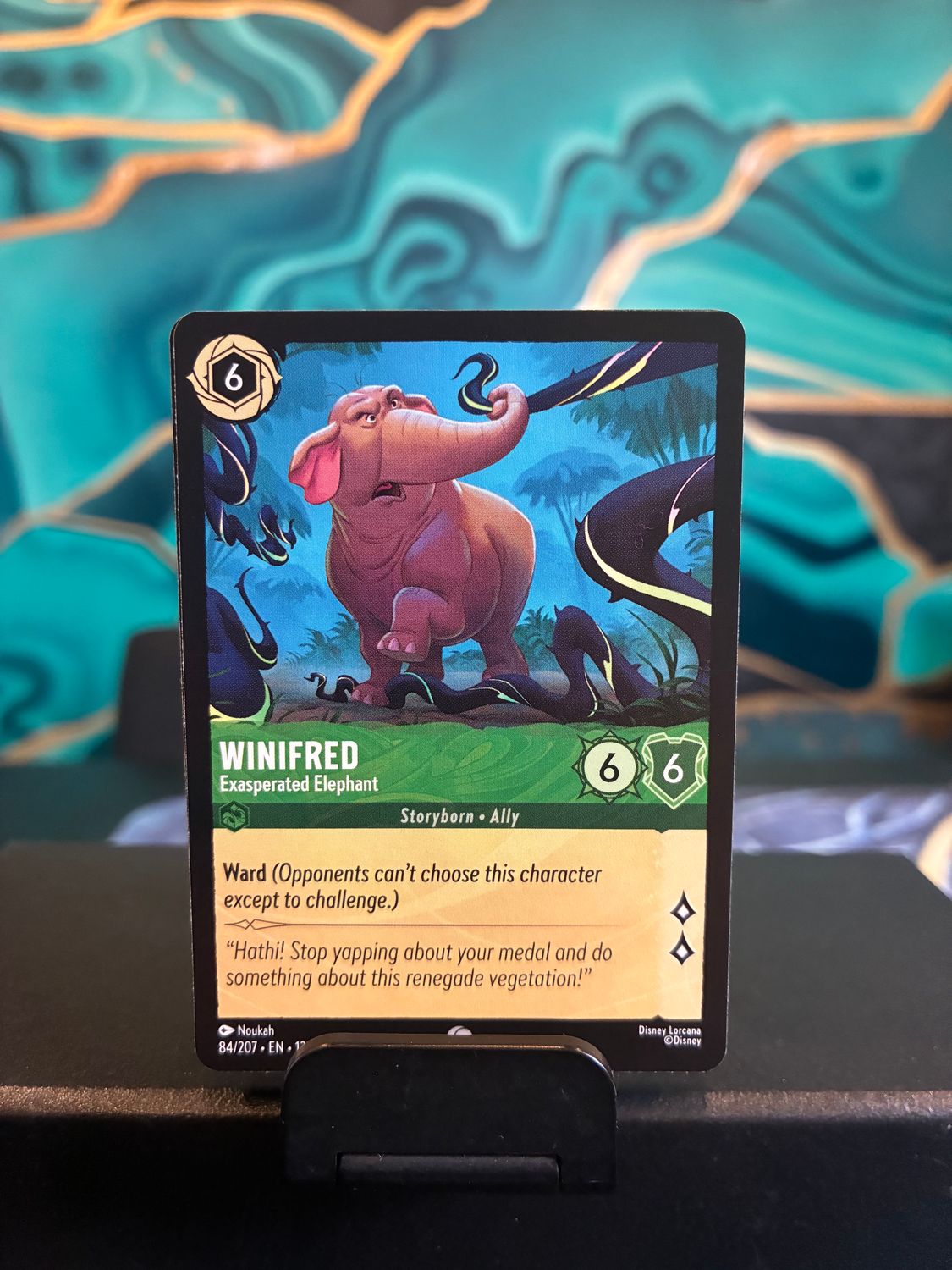 Winifred - Exasperated Elephant  84/207 (AOV)