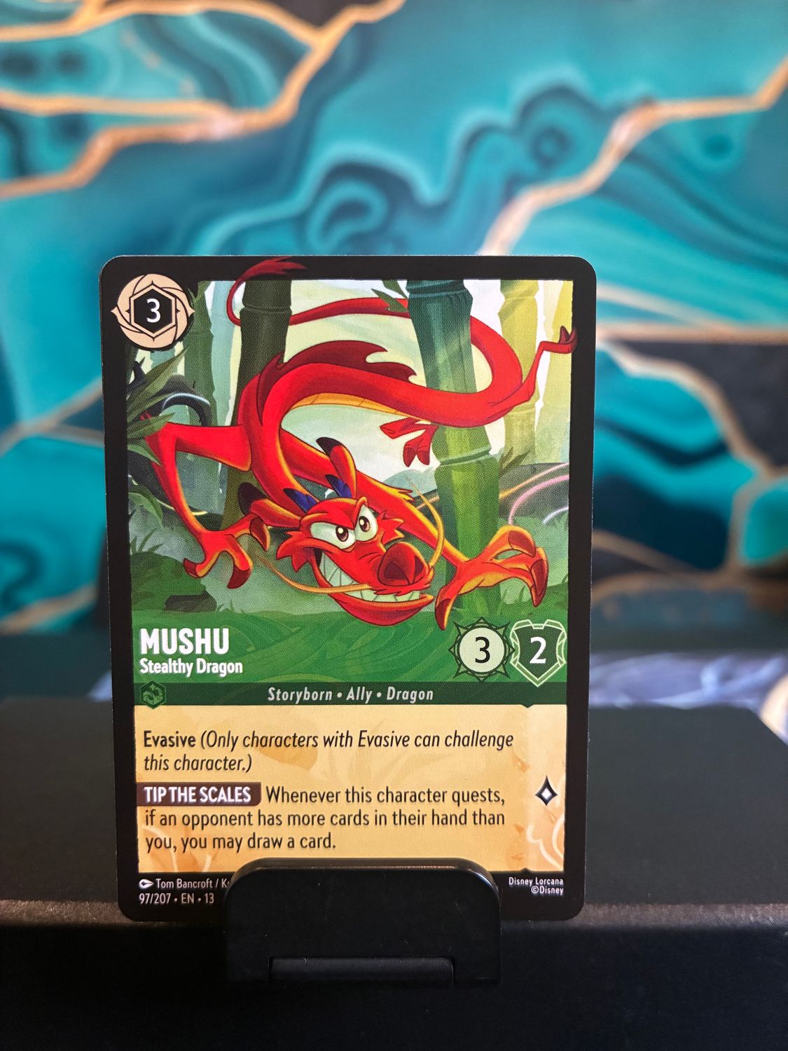Mushu - Stealthy Dragon  97/207 (AOV)