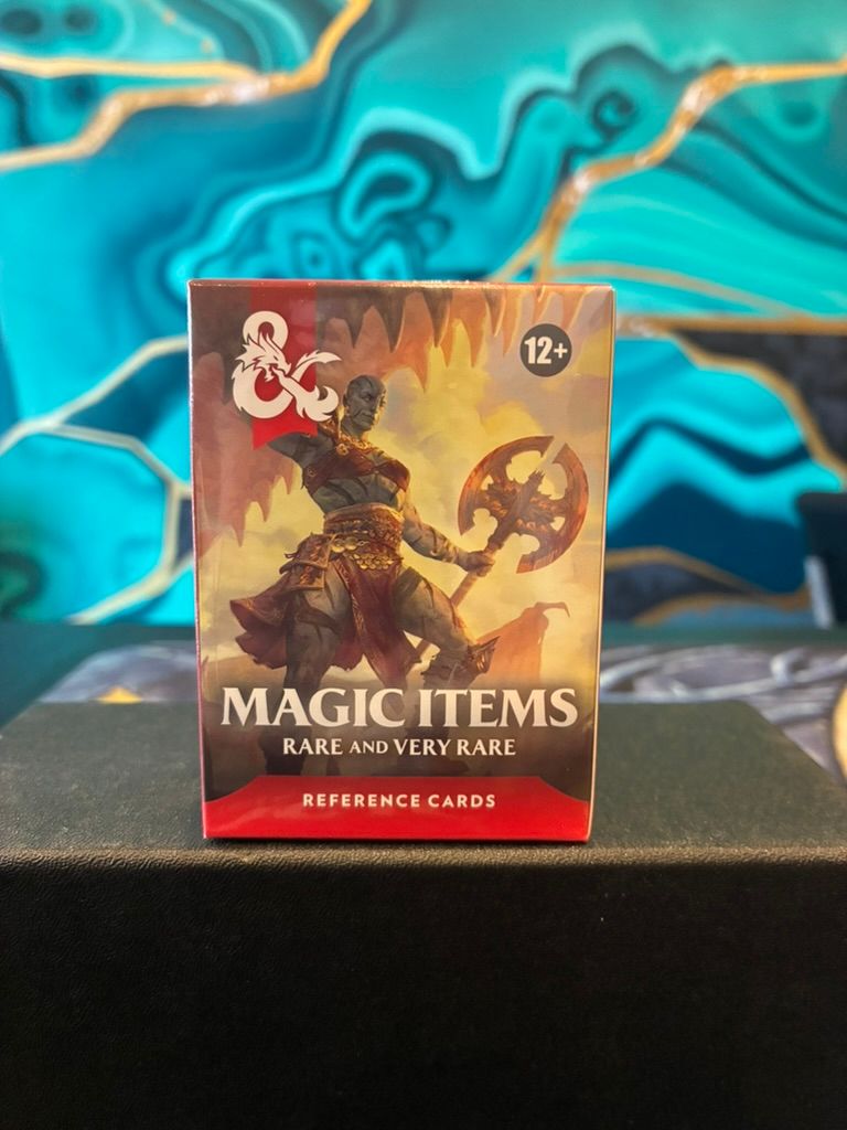 DND RPG REFERENCE CARDS MAGIC ITEMS  RARE AND VERY RARE