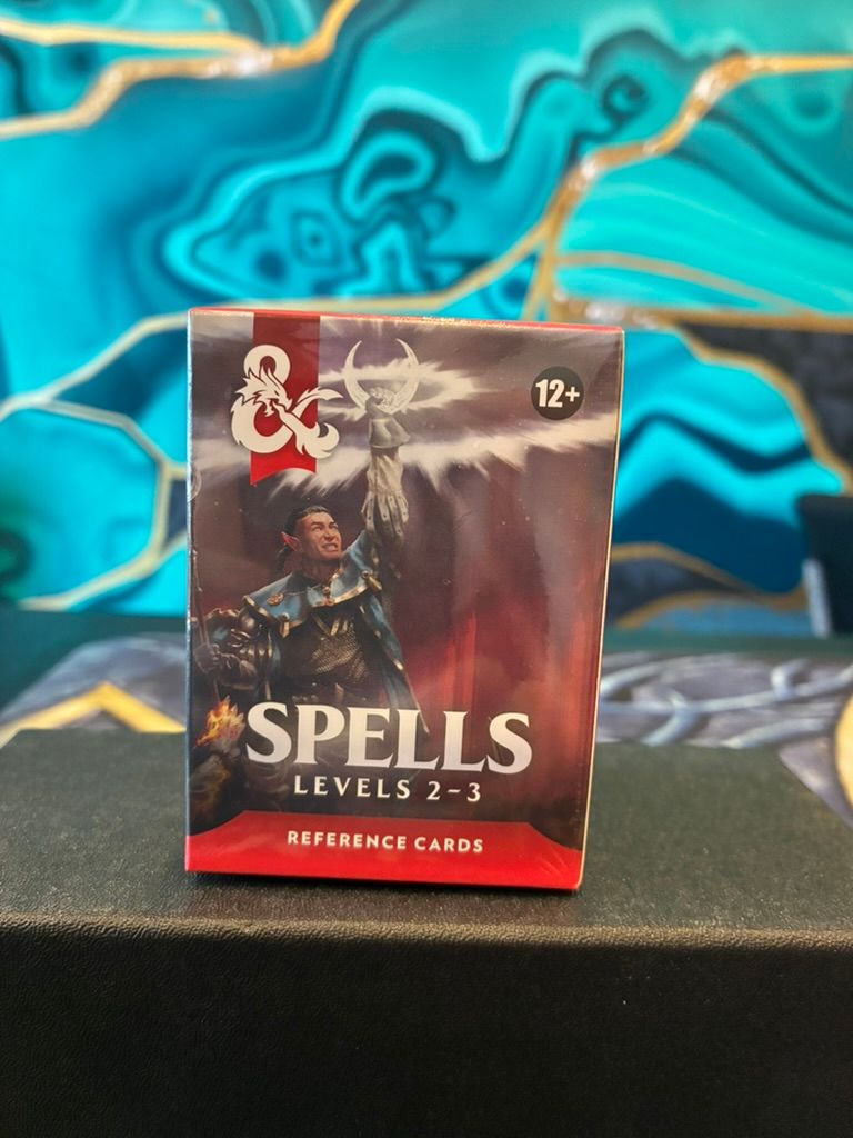 DND RPG REFERENCE CARDS SPELLS 2 (LEVELS 2-3)