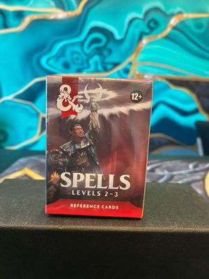 DND RPG REFERENCE CARDS SPELLS 2 (LEVELS 2-3)