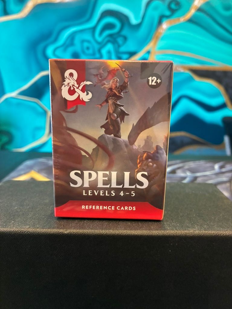 DND RPG REFERENCE CARDS SPELLS 3 (LEVELS 4-5)