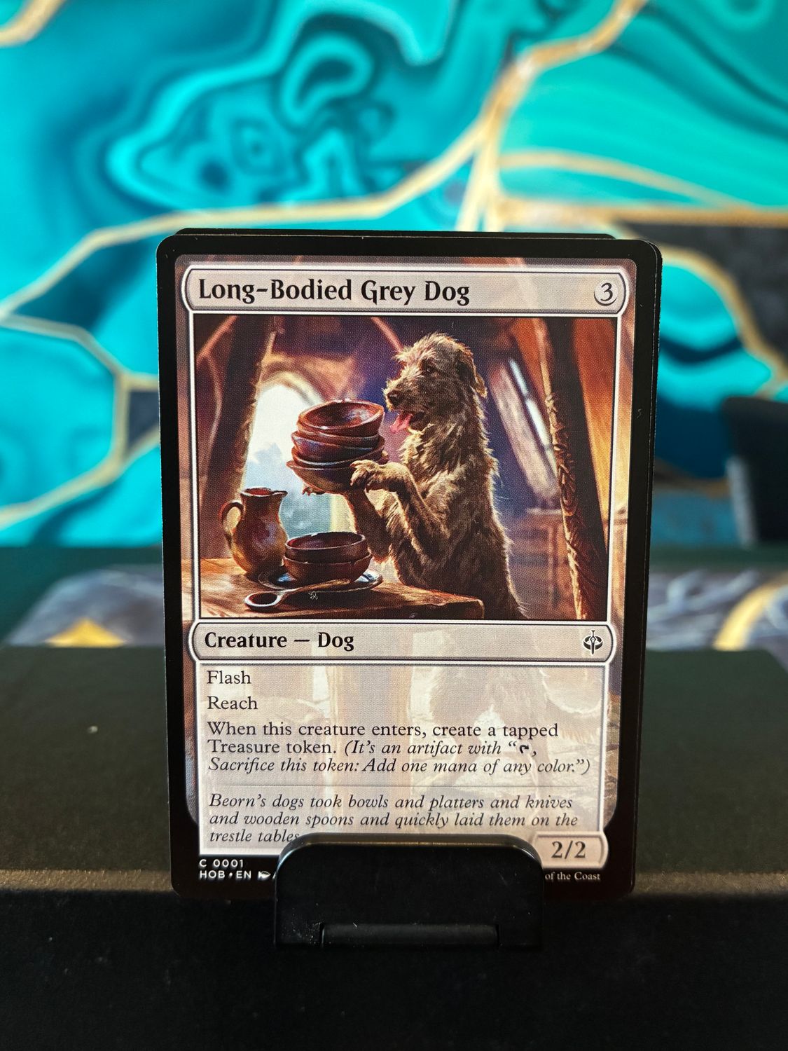 Long-Bodied Grey Dog  (HOB)