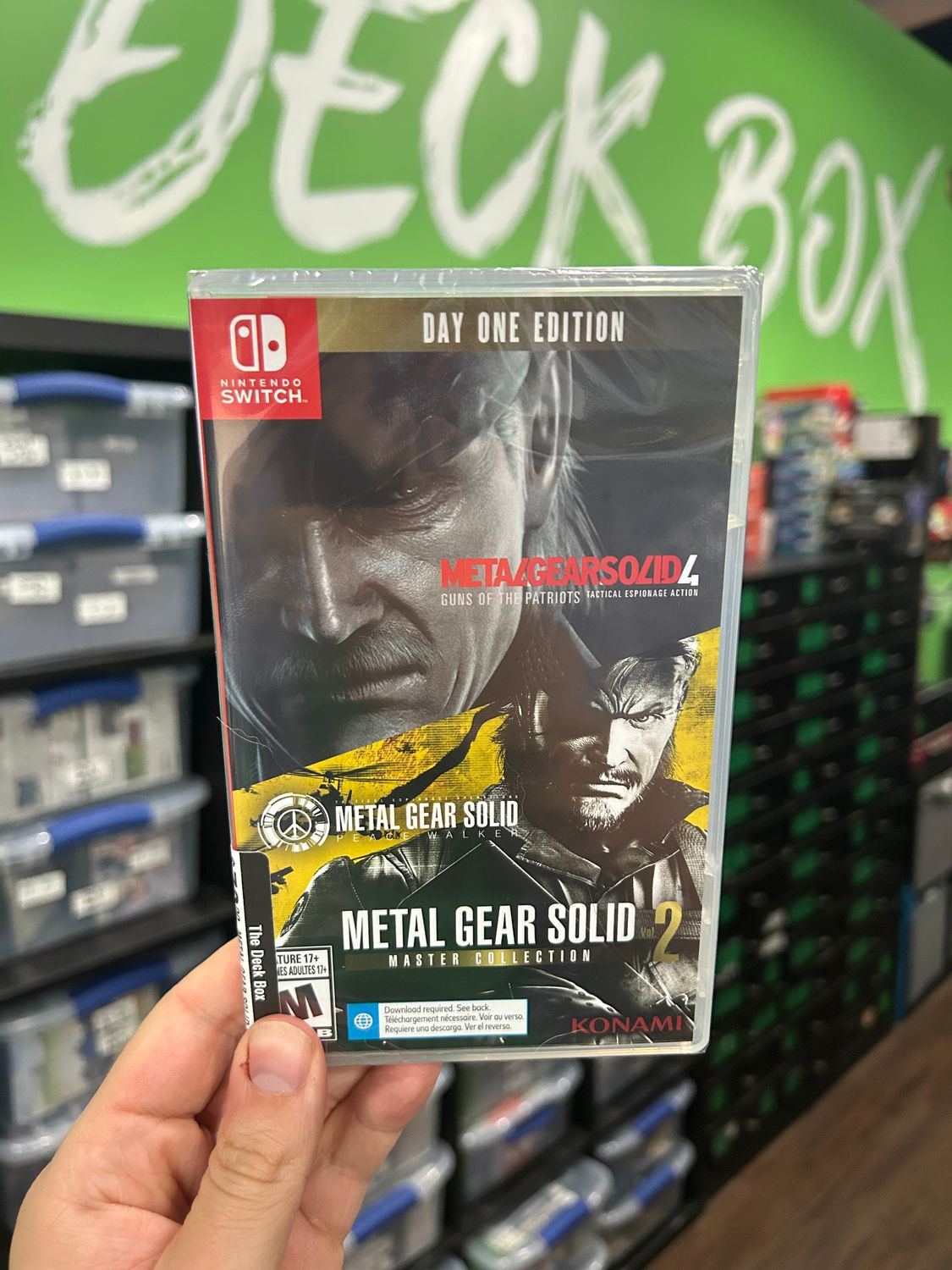 METAL GEAR SOLID VOL. 2 MASTER COLLECTION  (SWITCH)(NEW)