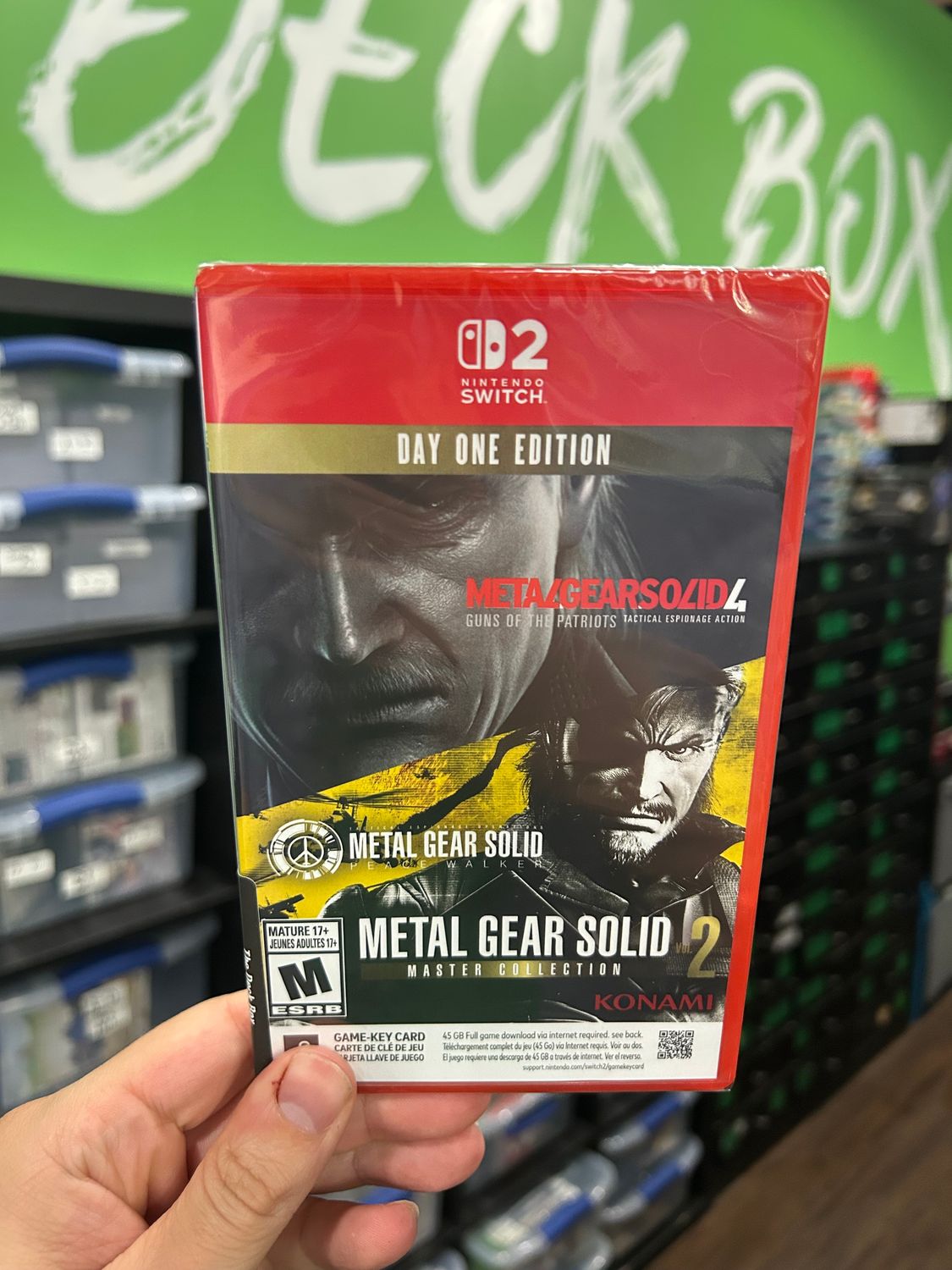 METAL GEAR SOLID VOL. 2 MASTER COLLECTION  (SWITCH2)(NEW)