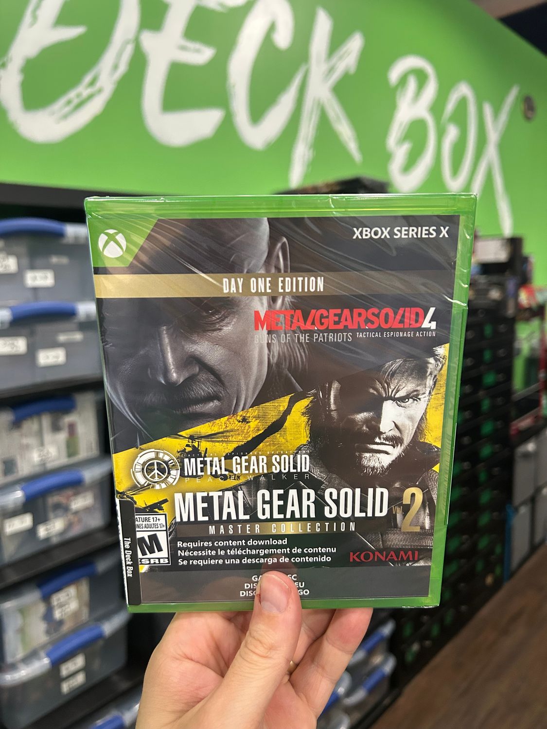 METAL GEAR SOLID VOL. 2 MASTER COLLECTION  (XBSX)(NEW)