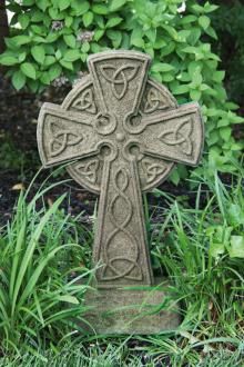 Celtic Cross 24 inch Concrete Statue 1366