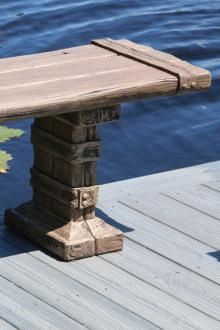 Castaway Bench Concrete Bench