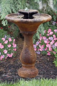 2 Tier Chelsea Round Concrete Fountain