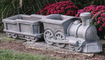 Train Engine Planter