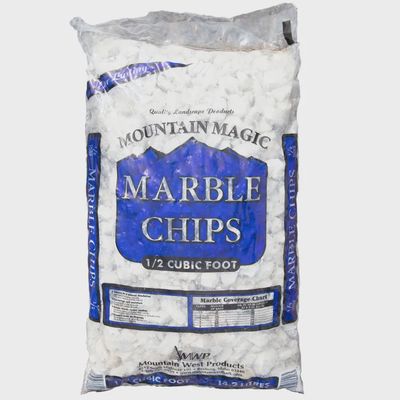 Mountain West Marble White Rock 0.5 cu ft