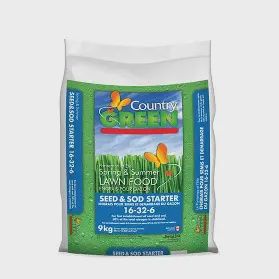 Country Green Seed and Sod 16-32-6 9kg