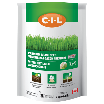 CIL Premium Grass Seed & Fertilizer 2kg 2-5-2
