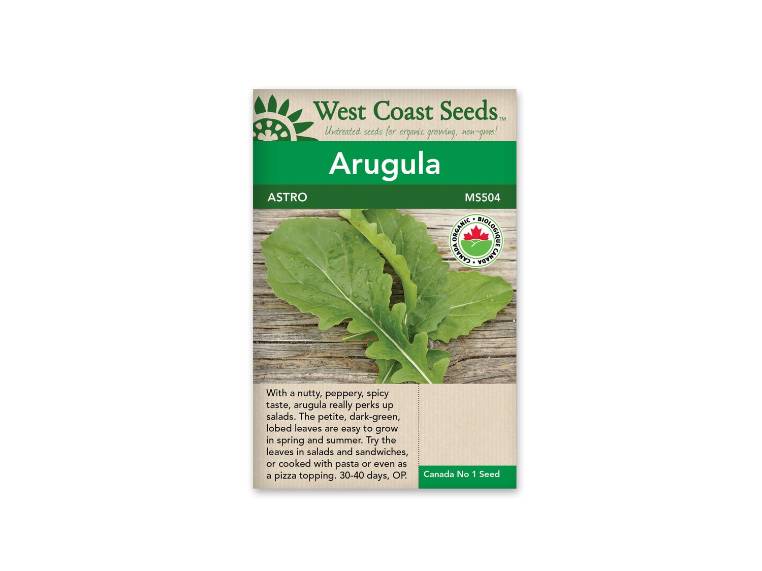 Arugula Astro Certified Organic