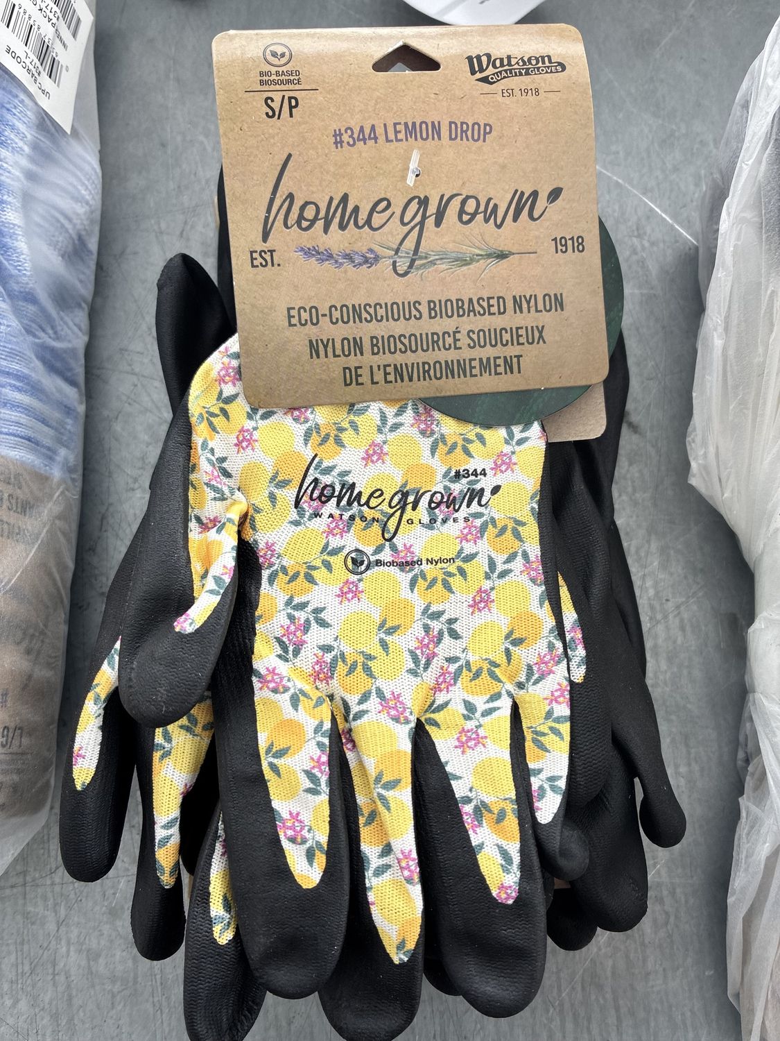 Home Grown Lemon Drop Gloves Small