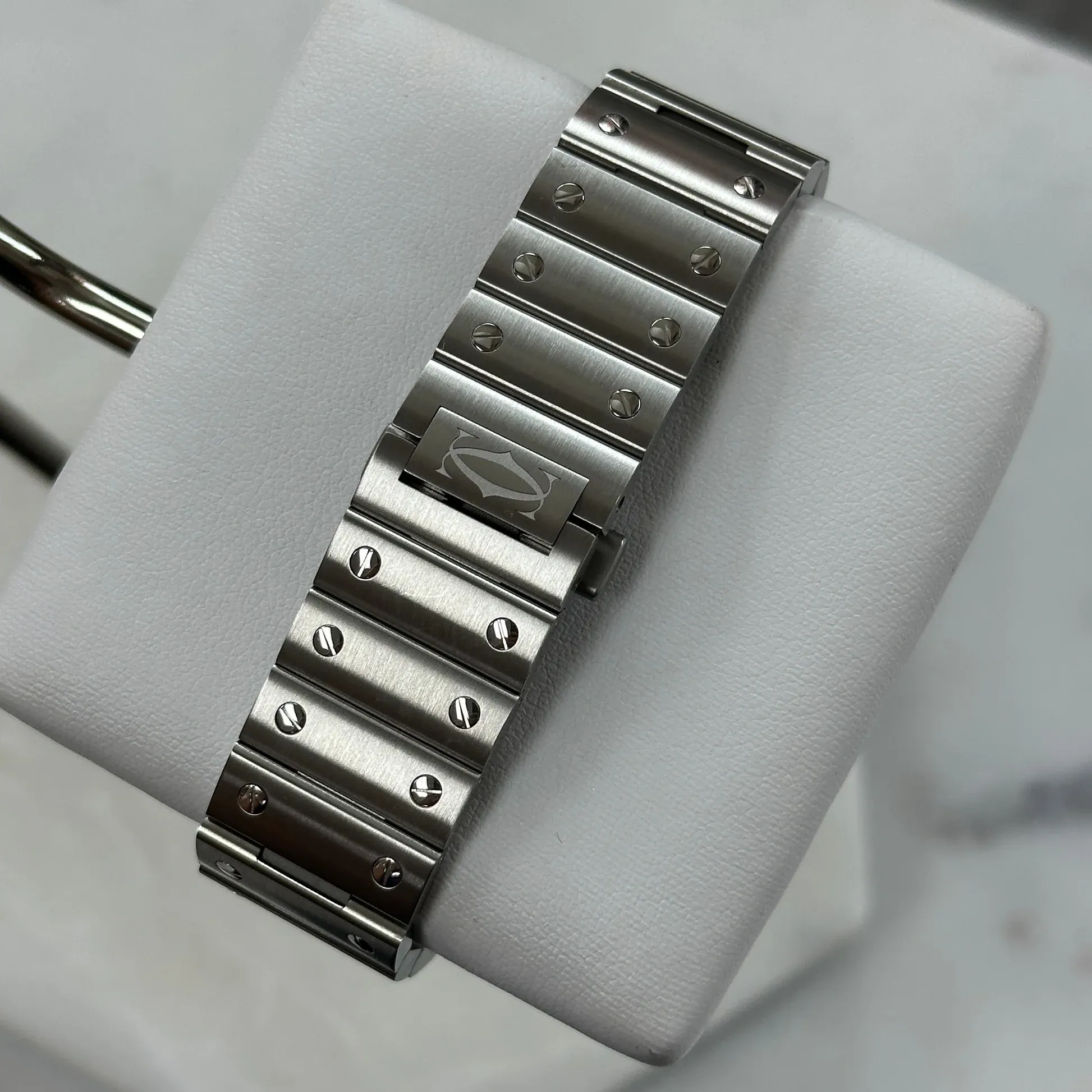 Cartier Santos Large, Blue Dial (Ref. WSSA0071)