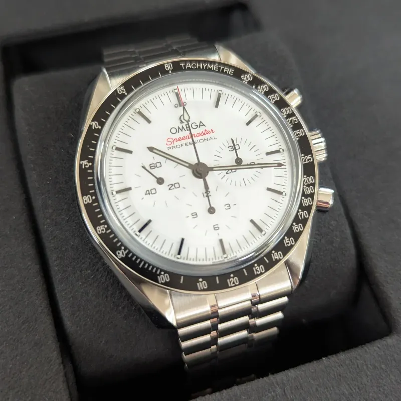 Omega Speedmaster Moonwatch White Index Dial (Ref. 310.30.42.50.04.001)