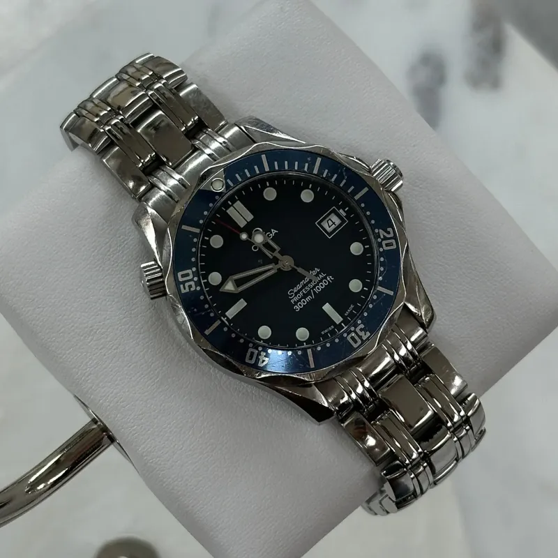 Omega Seamaster Midsize 36mm, Wave Blue Dial Watch