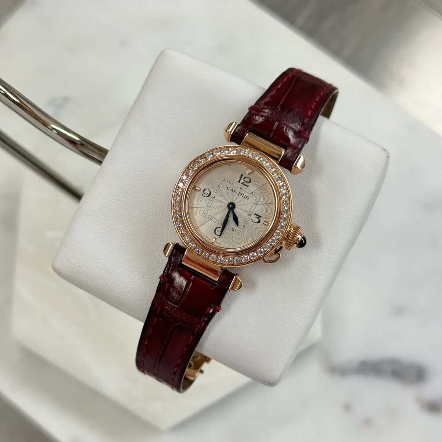 Cartier Pasha de Cartier Rose Gold 30mm Factory Diamonds (Ref. WJPA0017)