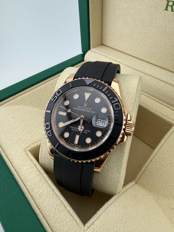 Rolex Yacht-master Oyster Flex 40mm Rose Gold (ref: 126655)
