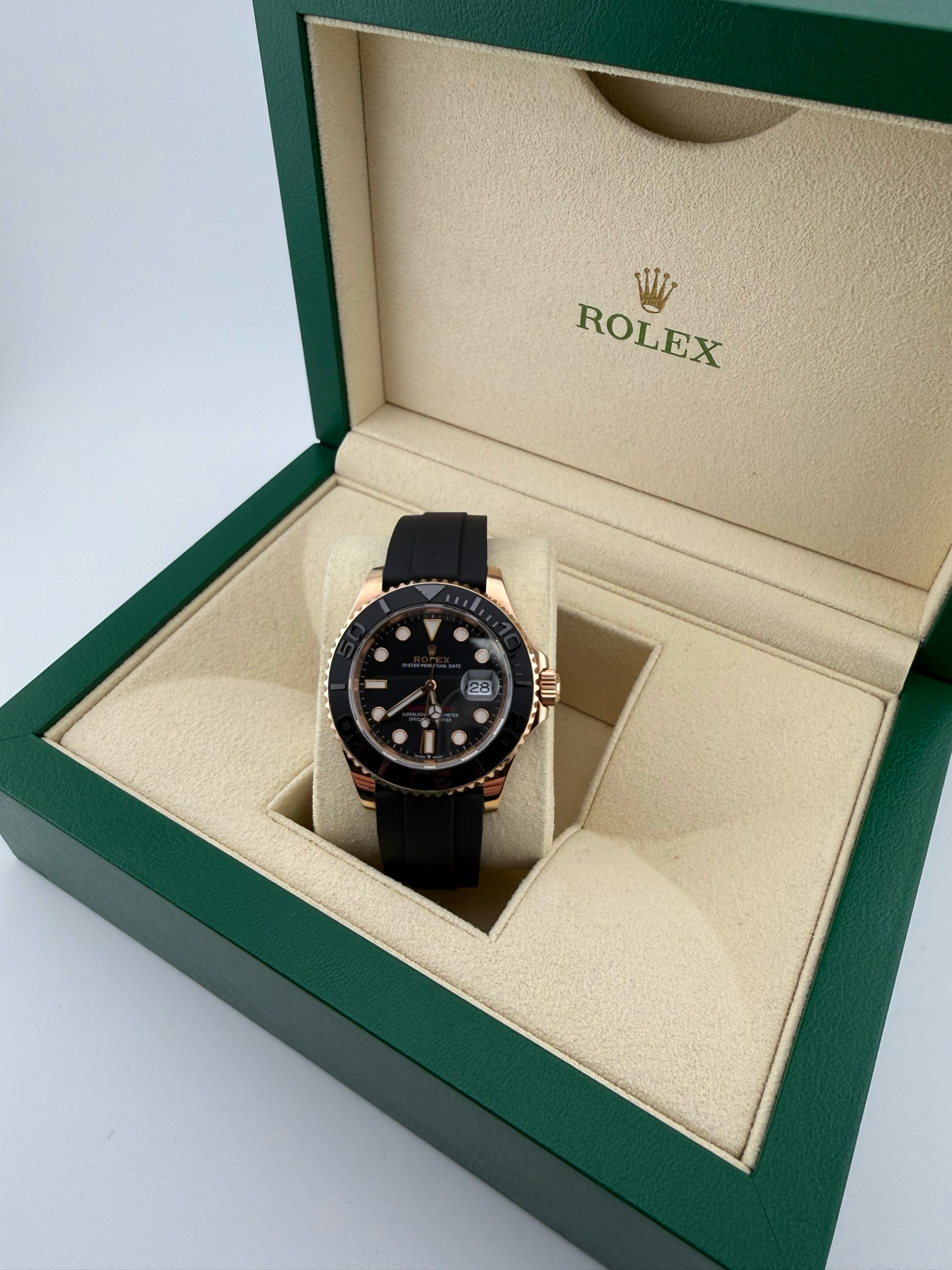 Rolex Yacht-master Oyster Flex 40mm Rose Gold (ref: 126655)
